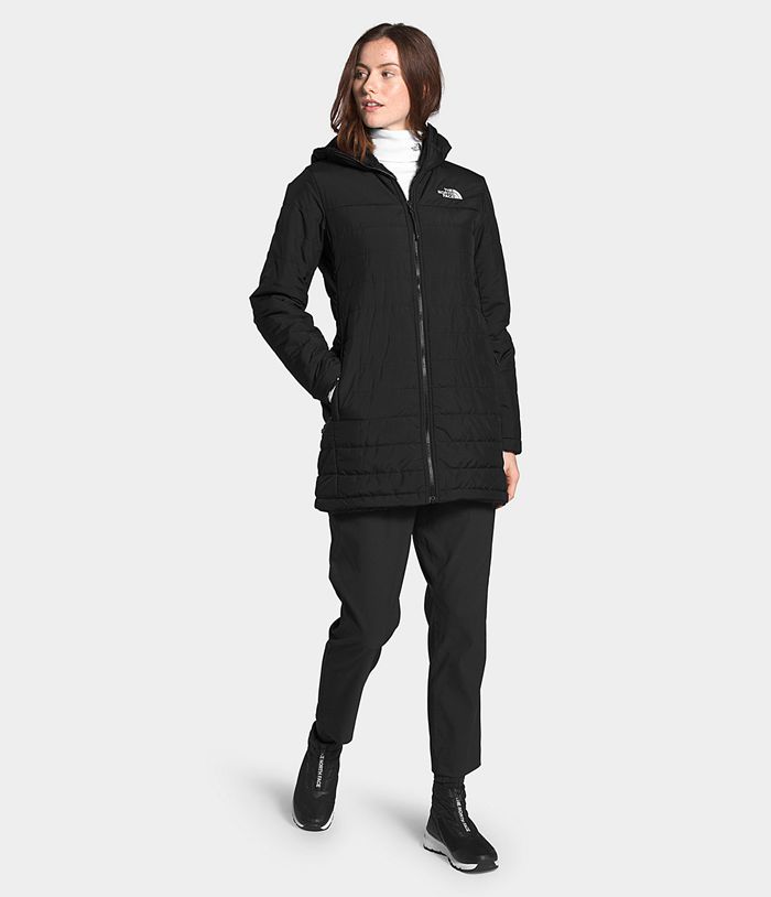 Parka The North Face Mujer Negras Mossbud Insulated Reversible 58694EVMJ